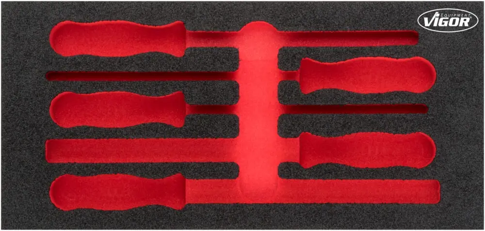 VIGOR Weichschaumeinlage leer V5072-L L x B x H: 393 mm x 188 mm x 35 mm Letzte Chance