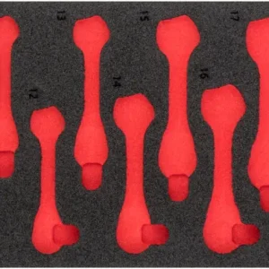 VIGOR Weichschaumeinlage leer V5075-L L x B x H: 393 mm x 188 mm x 35 mm Zertifiziert