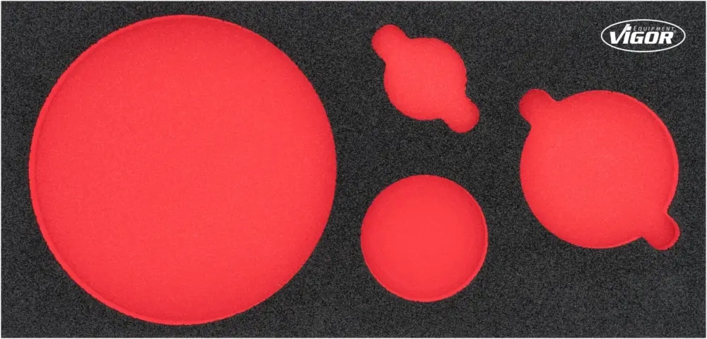 VIGOR Weichschaumeinlage leer V7263-L L x B x H: 393 mm x 282 mm x 35 mm Schnäppchen