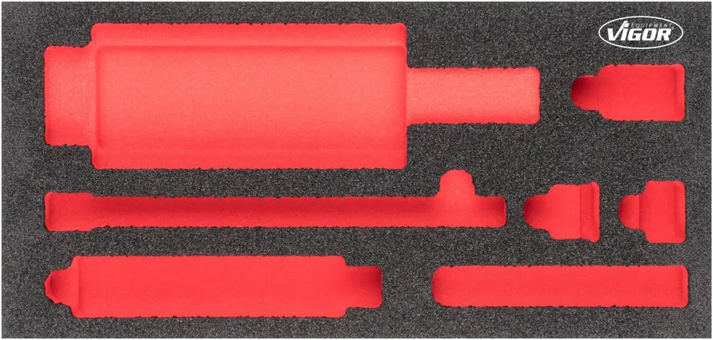 VIGOR Weichschaumeinlage leer V5058-L L x B x H: 393 mm x 188 mm x 35 mm Garantierte Lieferung