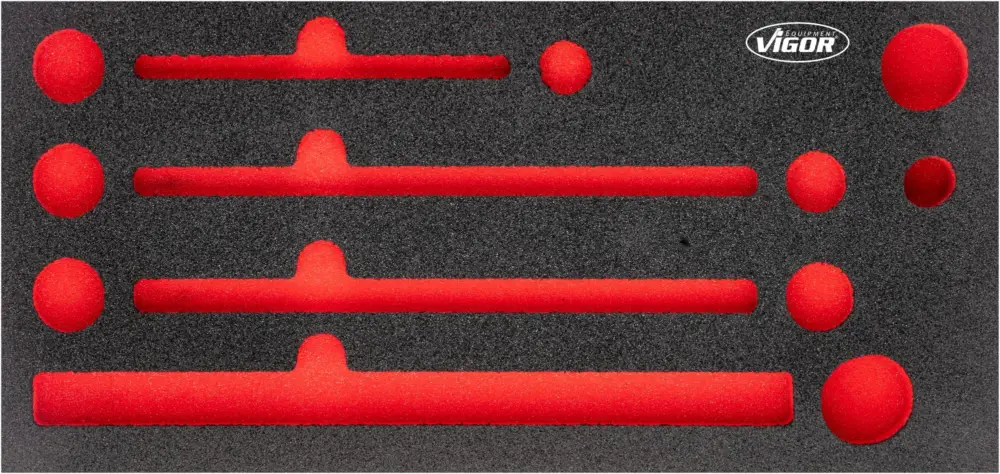 VIGOR Weichschaumeinlage leer V7723-L L x B x H: 393 mm x 188 mm x 35 mm Preis Gesenkt