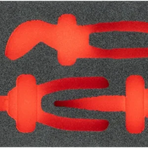 VIGOR Weichschaumeinlage leer V5633N-L L x B x H: 393 mm x 188 mm x 35 mm Highlight