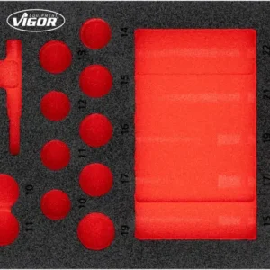 Echt VIGOR Weichschaumeinlage leer V7324-L L x B x H: 393 mm x 188 mm x 35 mm