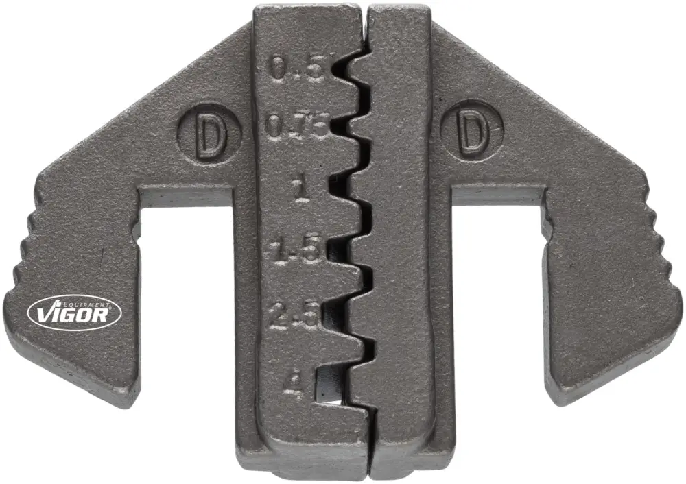 VIGOR Crimp-Einsatz D: für Aderendhülsen mit und ohne Kragen von 0,5 – 4,0 mm Sonderaktion