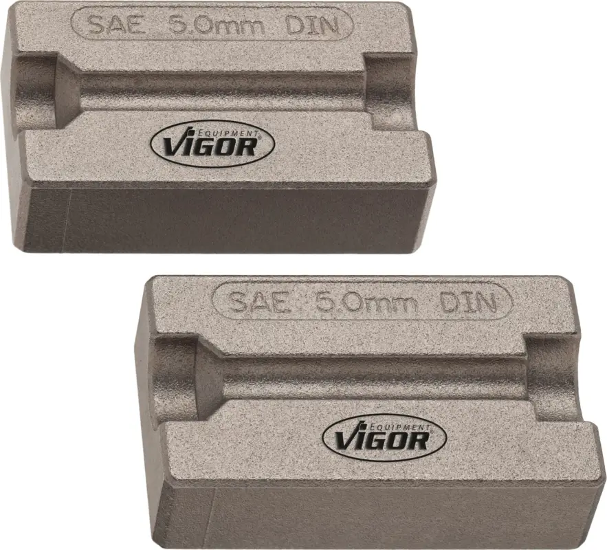 Markenprodukt VIGOR Spannbacken-Paar 5 mm V2551 5 mm