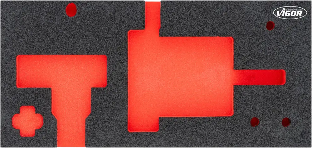 VIGOR Weichschaumeinlage leer V4921N-L L x B x H: 393 mm x 188 mm x 35 mm Sonderangebot