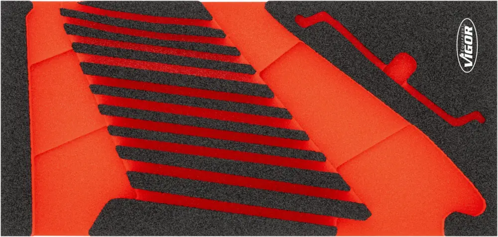 Solange Der Vorrat Reicht VIGOR Weichschaumeinlage leer V6722N-L L x B x H: 393 mm x 188 mm x 35 mm