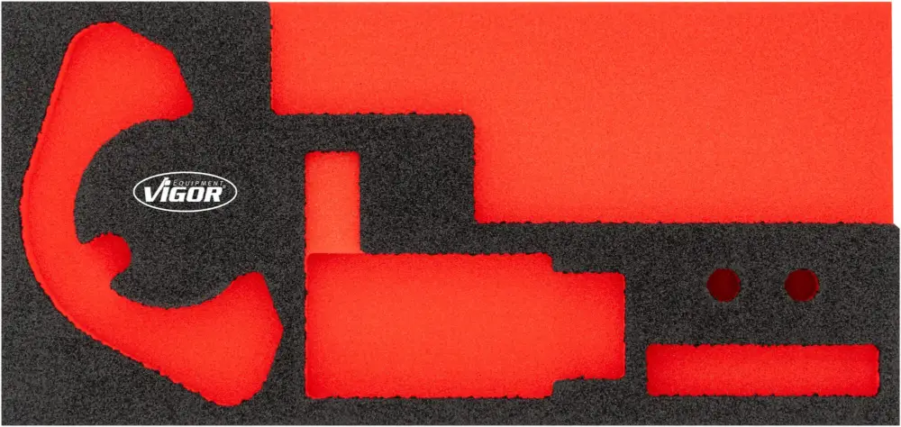 VIGOR Weichschaumeinlage leer V7722N-L L x B x H: 393 mm x 188 mm x 35 mm Letzte Chance
