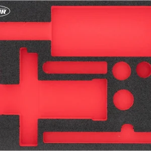 Zertifiziert VIGOR Weichschaumeinlage leer V7265-L L x B x H: 393 mm x 282 mm x 35 mm