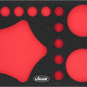 Preis Gesenkt VIGOR Weichschaumeinlage leer V7270-L L x B x H: 393 mm x 282 mm x 35 mm