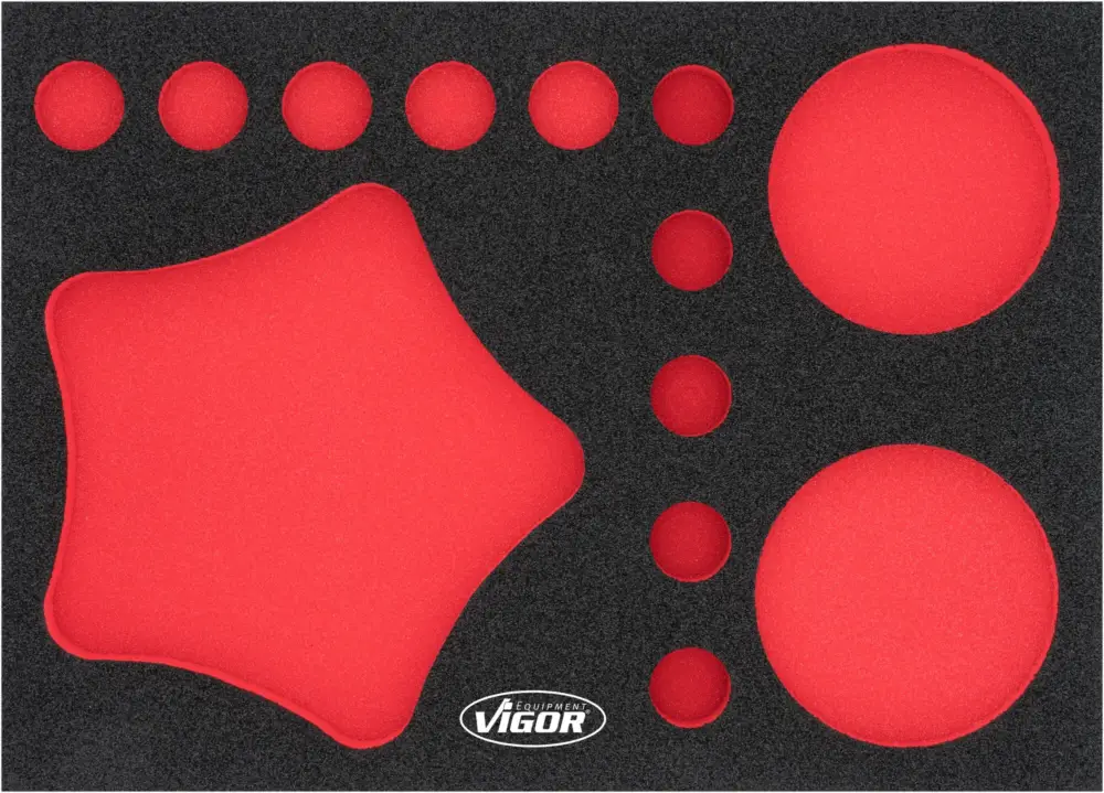Preis Gesenkt VIGOR Weichschaumeinlage leer V7270-L L x B x H: 393 mm x 282 mm x 35 mm