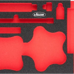 Solange Der Vorrat Reicht VIGOR Weichschaumeinlage leer V4904-L L x B x H: 393 mm x 282 mm x 35 mm