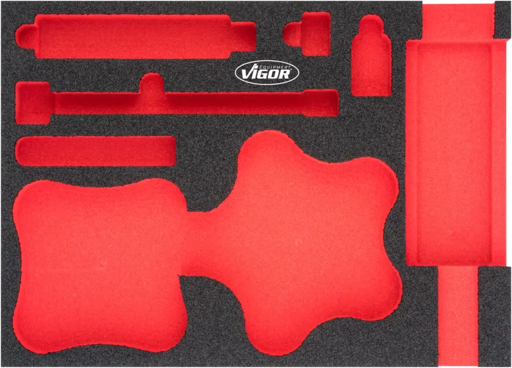Solange Der Vorrat Reicht VIGOR Weichschaumeinlage leer V4904-L L x B x H: 393 mm x 282 mm x 35 mm
