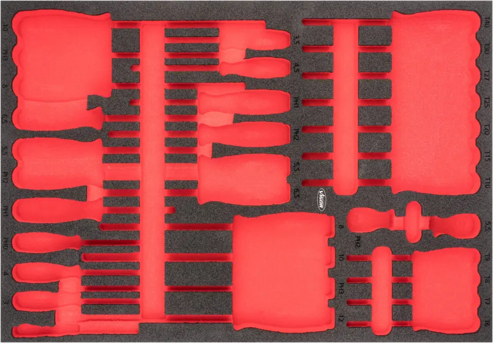 VIGOR Weichschaumeinlage leer V6813-L L x B x H: 563 mm x 393 mm x 35 mm Direkt Vom Hersteller