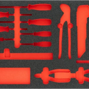 VIGOR Weichschaumeinlage leer V5111N-L L x B x H: 563 mm x 393 mm x 35 mm Top-Preis