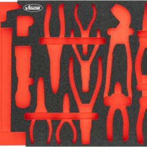 VIGOR Weichschaumeinlage leer V5636N-L L x B x H: 563 mm x 393 mm x 35 mm Preiswert