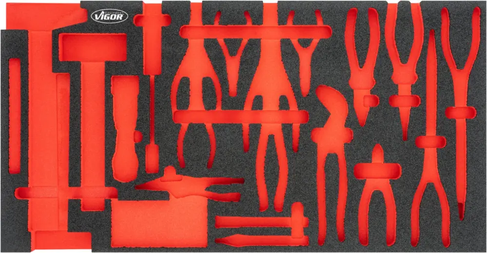 Günstig VIGOR Weichschaumeinlage leer V5638N-L L x B x H: 750 mm x 393 mm x 35 mm