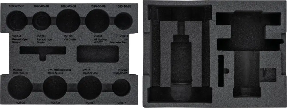 Sale VIGOR Weichschaumeinlage leer V7857-L L x B x H: 393 mm x 282 mm x 35 mm