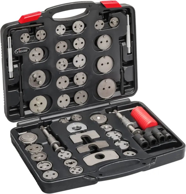 VIGOR Bremskolben-Rückstellwerkzeug Satz V3760N 50-teilig 9 22 20 11,5 mm Direkt Vom Hersteller