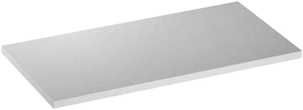 Solange Der Vorrat Reicht VIGOR Edelstahl-Arbeitsplatte Tief mittel V6000-01357-XD L x B x H: 1357 x 700mm