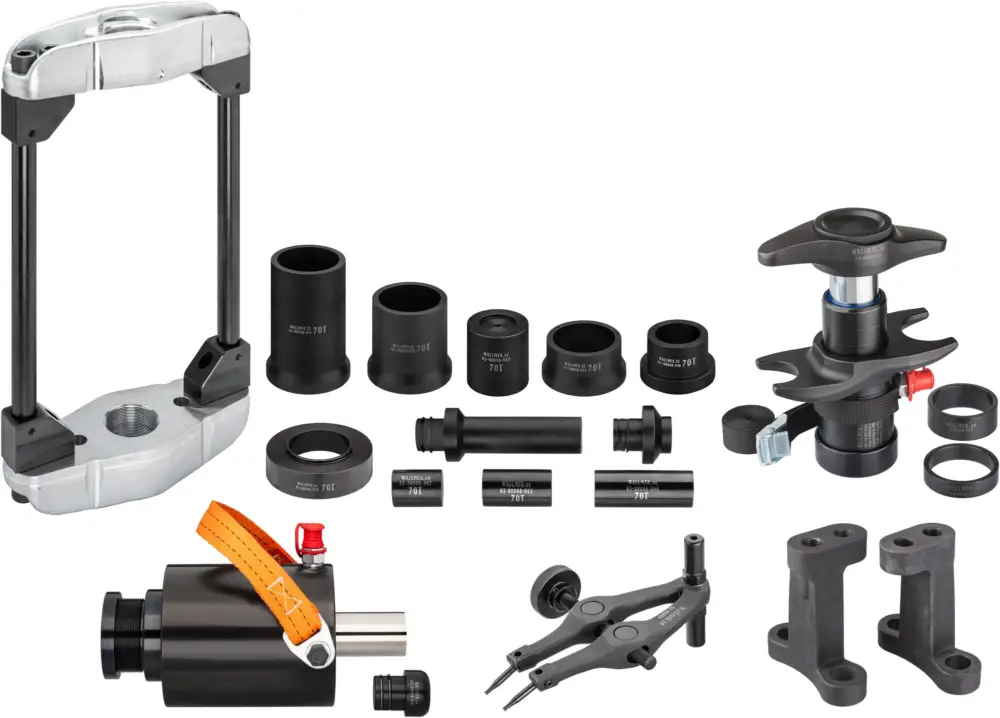 Neue Kollektion VIGOR Druckwerkzeug Satz 70 Tonnen universal V8721 48-teilig Anzahl Werkzeuge:
