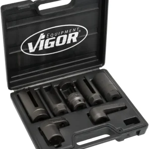 Top-Angebot VIGOR Lambdasonden Satz V5676 3/8", 1/2" Außen Doppelsechskant Profil 7-teilig