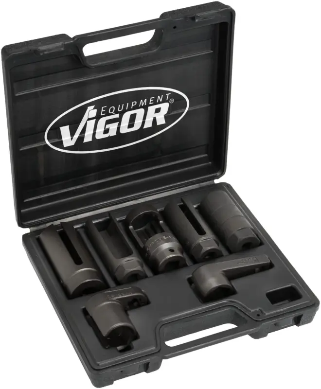 Top-Angebot VIGOR Lambdasonden Satz V5676 3/8", 1/2" Außen Doppelsechskant Profil 7-teilig