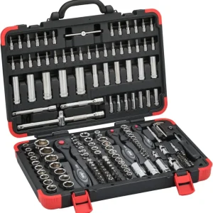 VIGOR Steckschlüssel Satz V2461N 1/4", 5/16", 1/4", 3/8", 1/2" E Profil, Außen Markenware