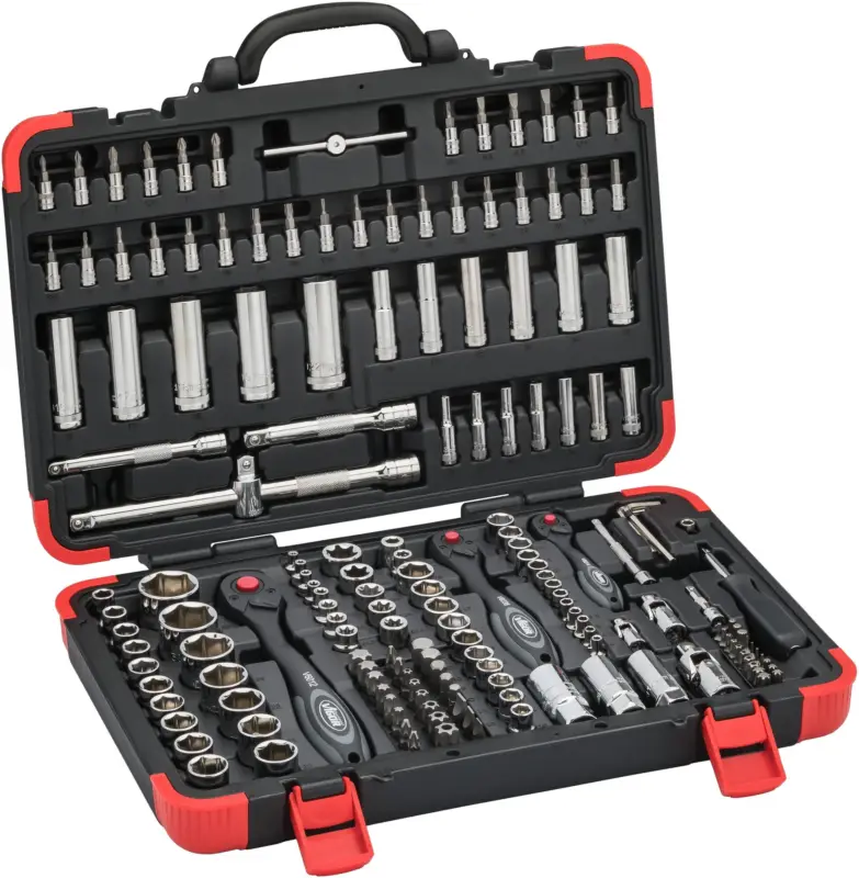 VIGOR Steckschlüssel Satz V2461N 1/4", 5/16", 1/4", 3/8", 1/2" E Profil, Außen Markenware