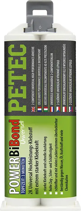Petec Klebstoff Kunststoffreparatur POWER BiBond extrem starker Klebstoff 50ml Heißes Angebot