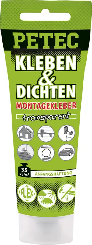 Petec Montagekleber Kleben & Dichten Ecoline Klebstoff transparent 80ml 94170 Jetzt Kaufen