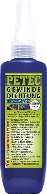 Petec Gewindedichtung blau Gewindedichtmittel Flüssigdichtung Kleber 100g 97210 Jetzt Bestellen