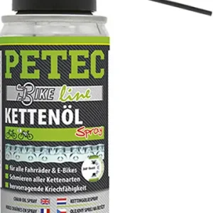 Petec Kettenöl Spray Wet Lube Fahrrad E-Bike Kettenpflege 100ml 70530 Neu