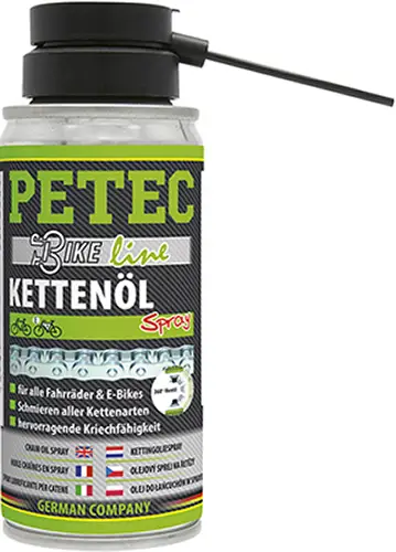Petec Kettenöl Spray Wet Lube Fahrrad E-Bike Kettenpflege 100ml 70530 Neu