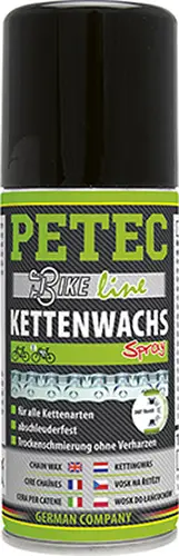 Petec Kettenwachs Spray Dry Lube Trockenschmierung für Fahrrad 100ml 70520 Knallerangebot