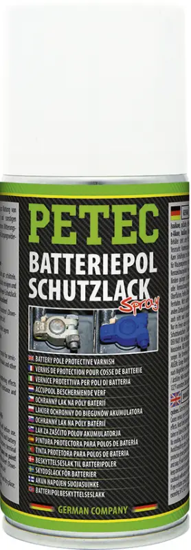 Kracherpreis Petec Batteriepol - Schutzlack Polfett Spray blau 150ml 72650