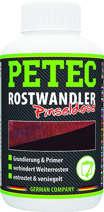 Petec Rostumwandler Petec Rostwandler Rostentferner Pinseldose 250ml 70042 Letzte Chance