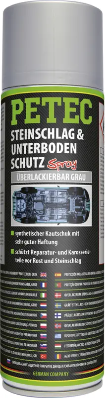 Bestpreis Petec Steinschlag- & Unterbodenschutz grau Kautschuk überlackierbar 500ml 73350