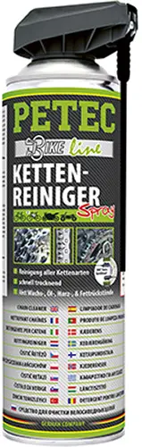 Neu Im Sortiment Petec Kettenreiniger Kettenreinger Fahrrad E-Bike Motorrad Quad 500ml 70540