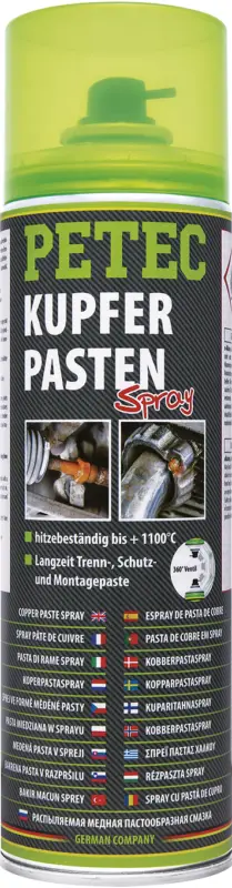 Preis Gesenkt Petec Kupferpasten Kupferfett Schmierpaste Kupfer Spray 500ml 70350