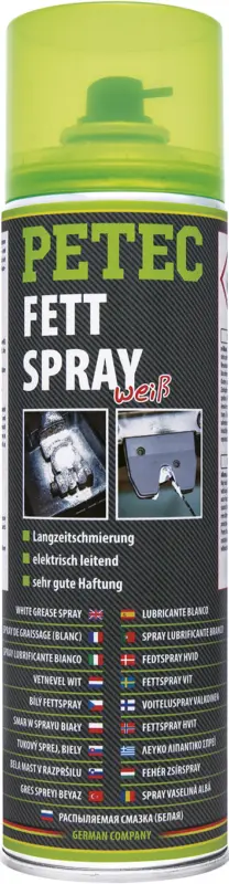 Petec Fettspray Fett weiß Schmiermittel Öl Gelenke Scharnier 500ml 70250 Sale