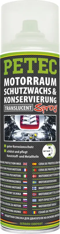 Petec Motorschutzwachs Schutz Wax Spray transparent 500ml 73430 Top-Seller