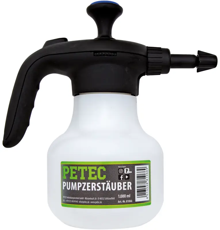 Ausverkauf Petec Pumpzerstäuber Drucksprüher Sprühflasche Füllmenge 1L 81066