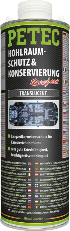 Must-Have Petec Hohlraumkonservierung Hohlraumschutz translucent Saugdose 1L 73510