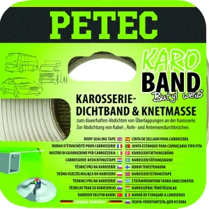 Sofort Bestellen Petec Dichtstoff Karo-Band Karosseriedichtband Butyl flach weiß 3m 87530