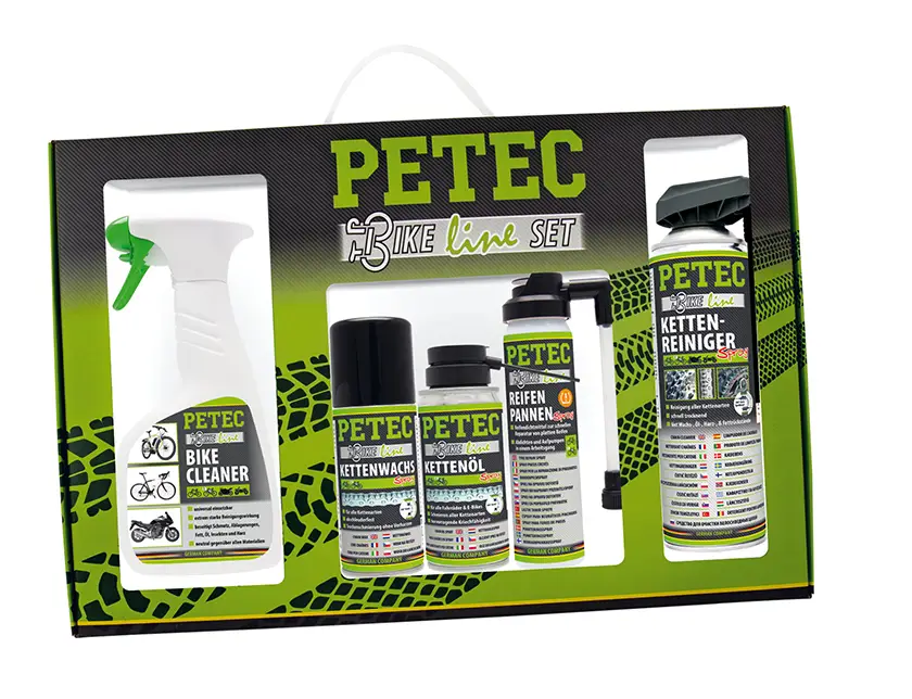 Petec Fahrradpflege Set Bike-Line-Set let´s go biking! reinigen & pflegen 99190 Neuheit