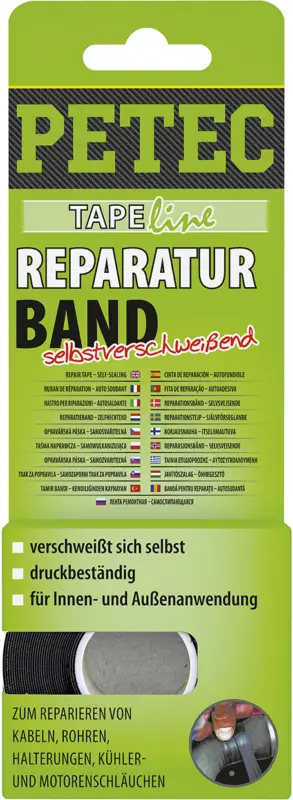 Petec Klebeband Reparaturband selbstverschweißend 5m x 19mm x 0,5mm 94905 Aktuell