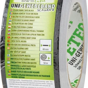 Petec Gewebeband schwarz 48mm X 50m Panzerband 87350 Preisreduziert