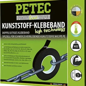 Petec Kunststoff-Klebeband für alle Kunststoffe auch PE & PP SB-Karte 87210 Preiswert