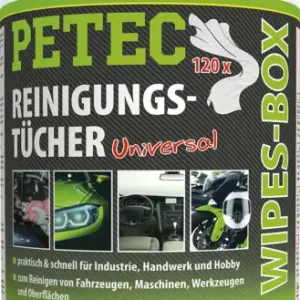 Begrenztes Angebot Petec Reinigungstücher Tücher Wipes-Box praktisch & schnell 82120